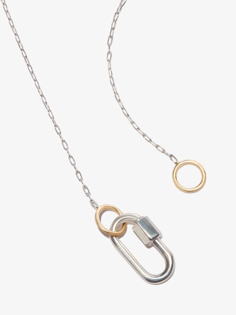 Sterling Silver Baby Lock Chain Necklace
