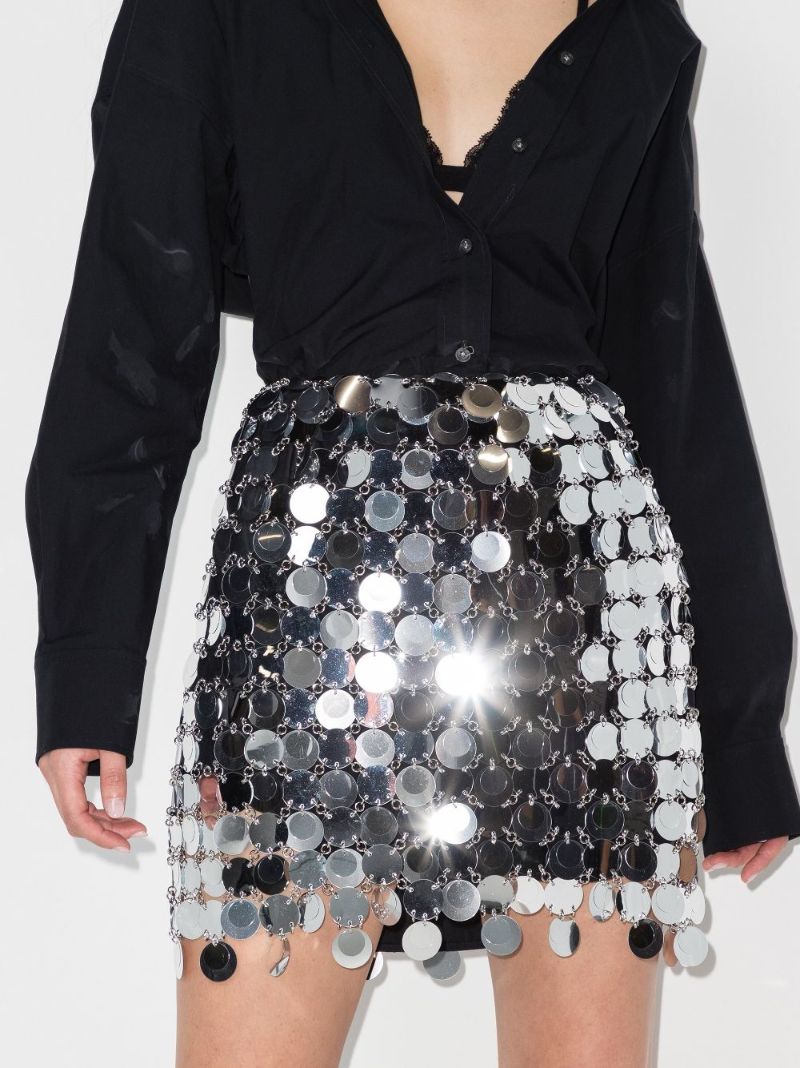 Chain Mail Mini Skirt