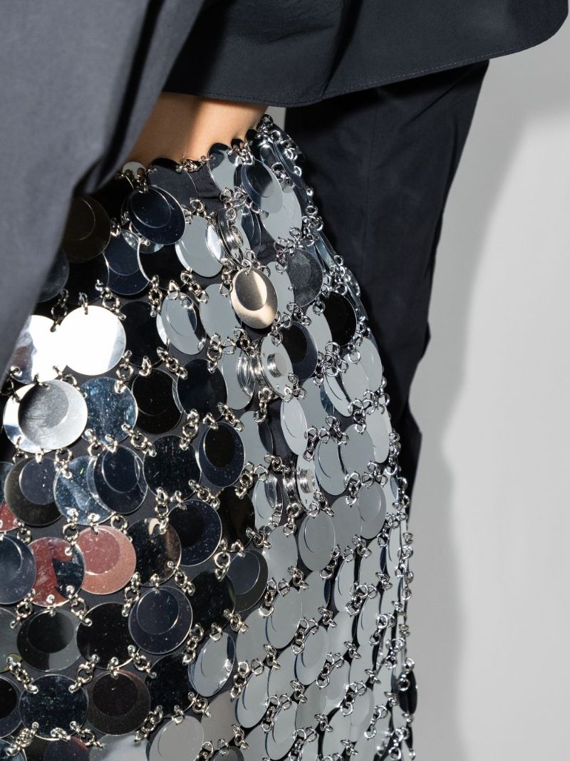 Chain Mail Mini Skirt