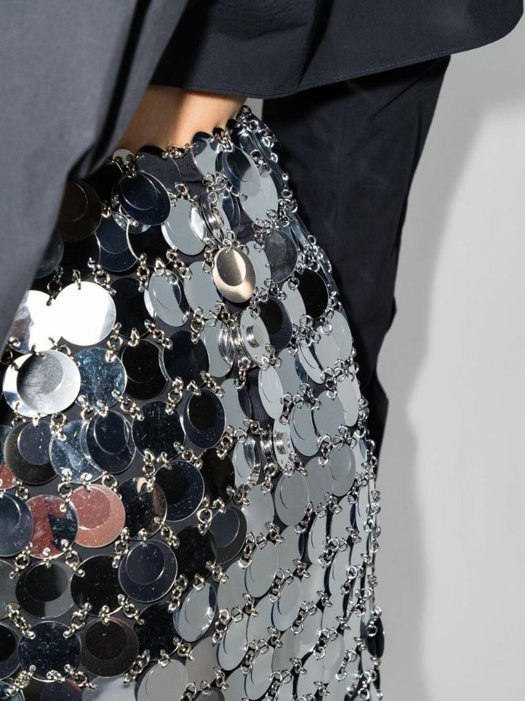 Chain Mail Mini Skirt