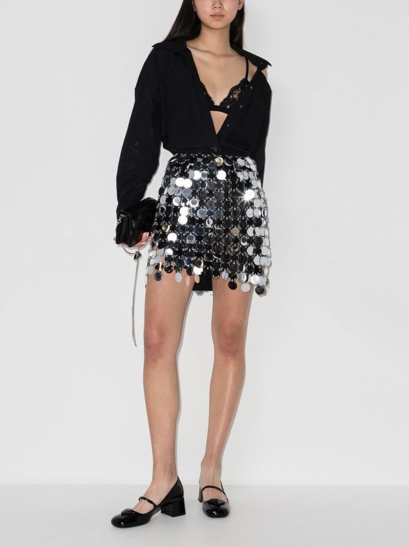 Chain Mail Mini Skirt