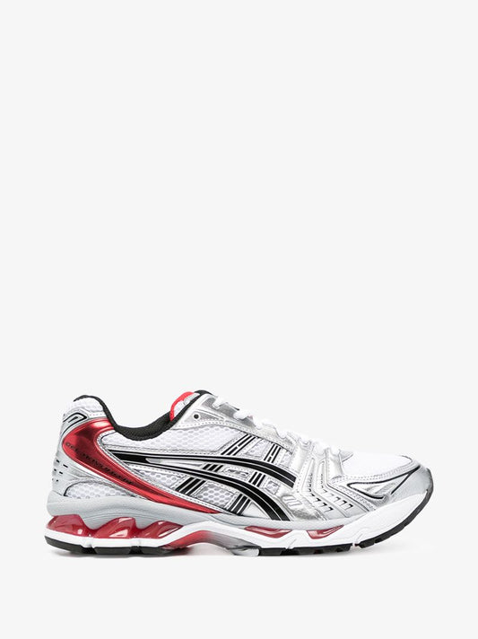 White and Red Gel-kayano 14 Sneakers