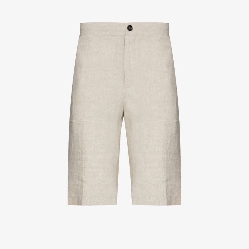Tailored Linen Shorts