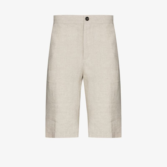 Tailored Linen Shorts