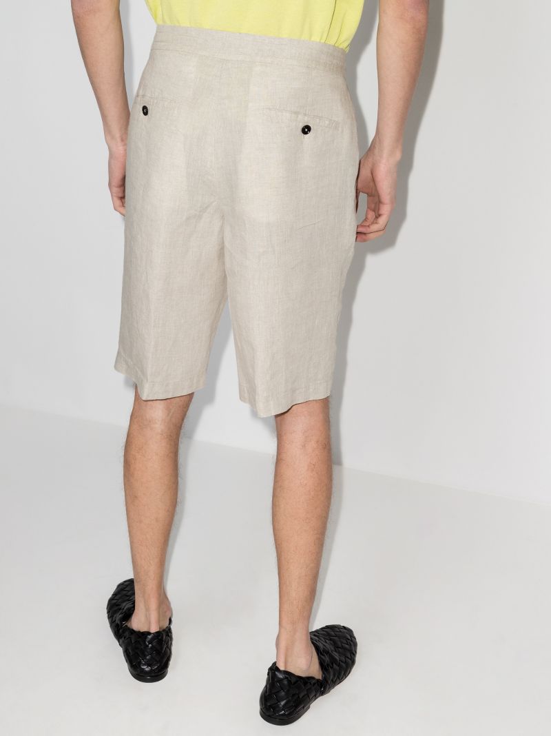 Tailored Linen Shorts
