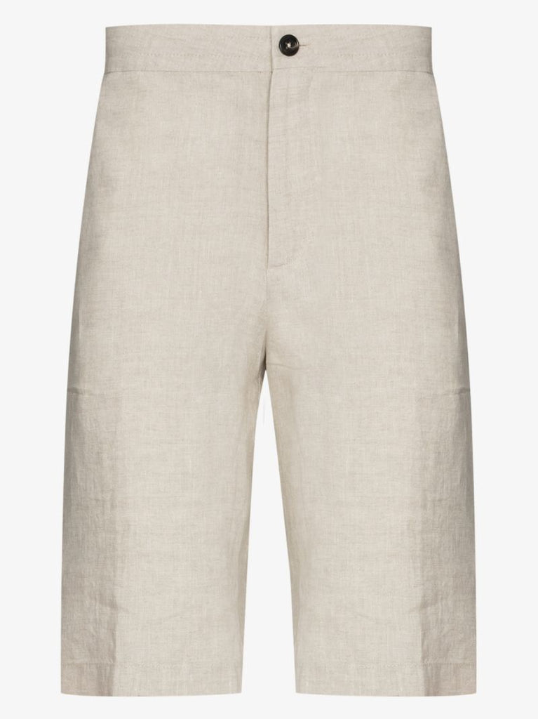 Tailored Linen Shorts