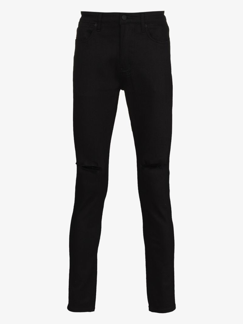 Black Van Winkle Ace Slice Skinny Jeans