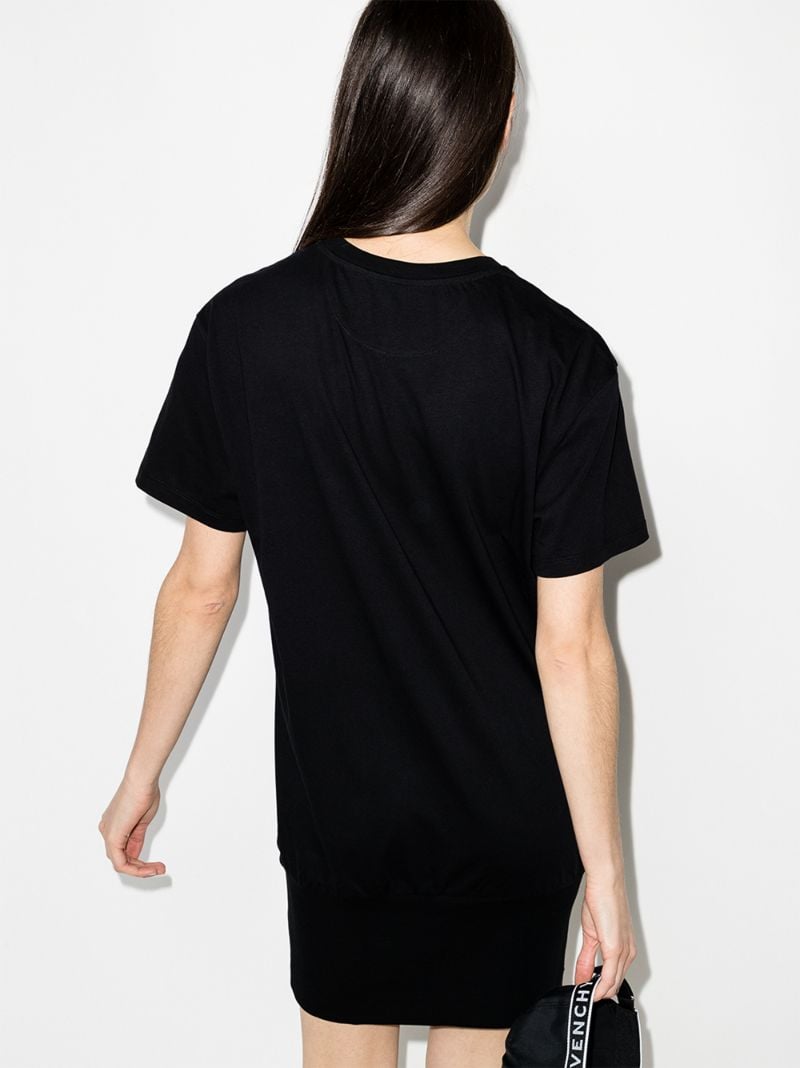 Black Vltn Logo T-shirt Dress