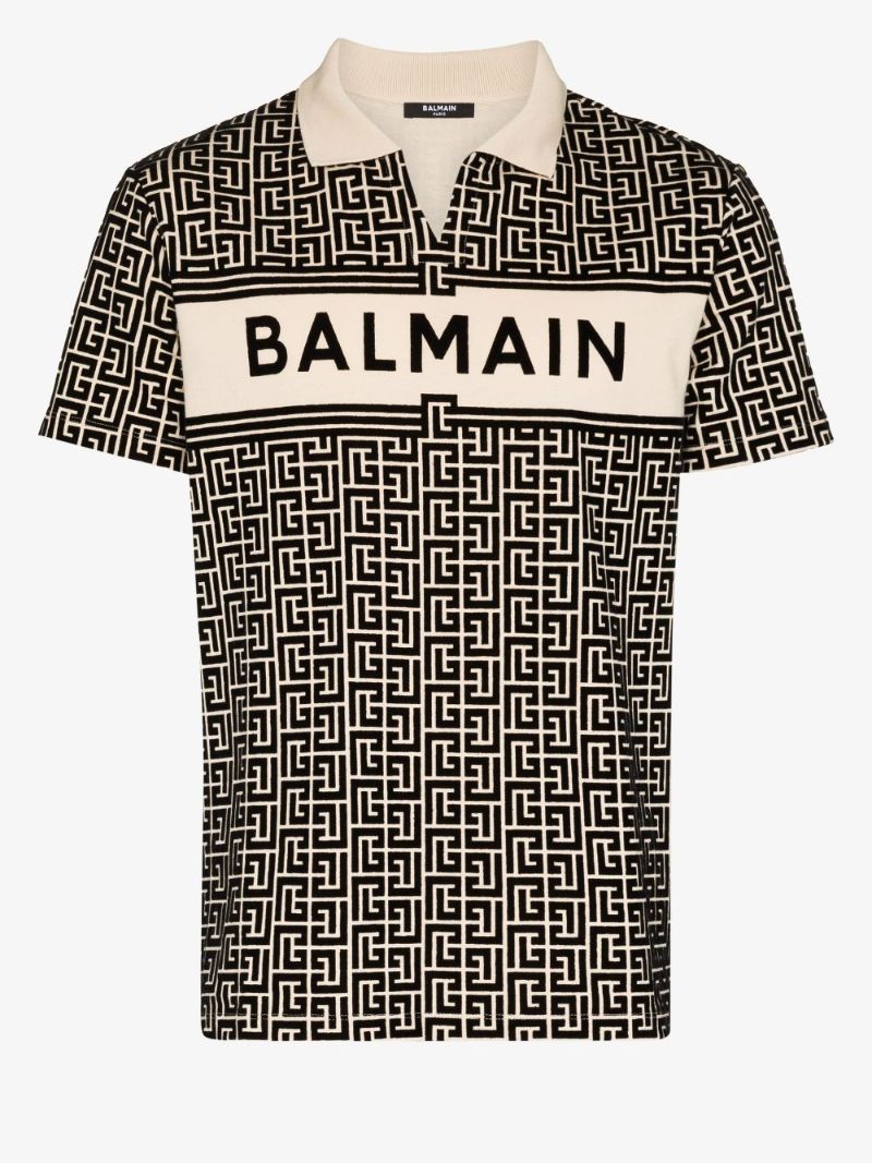 Flocked Monogram Polo Shirt