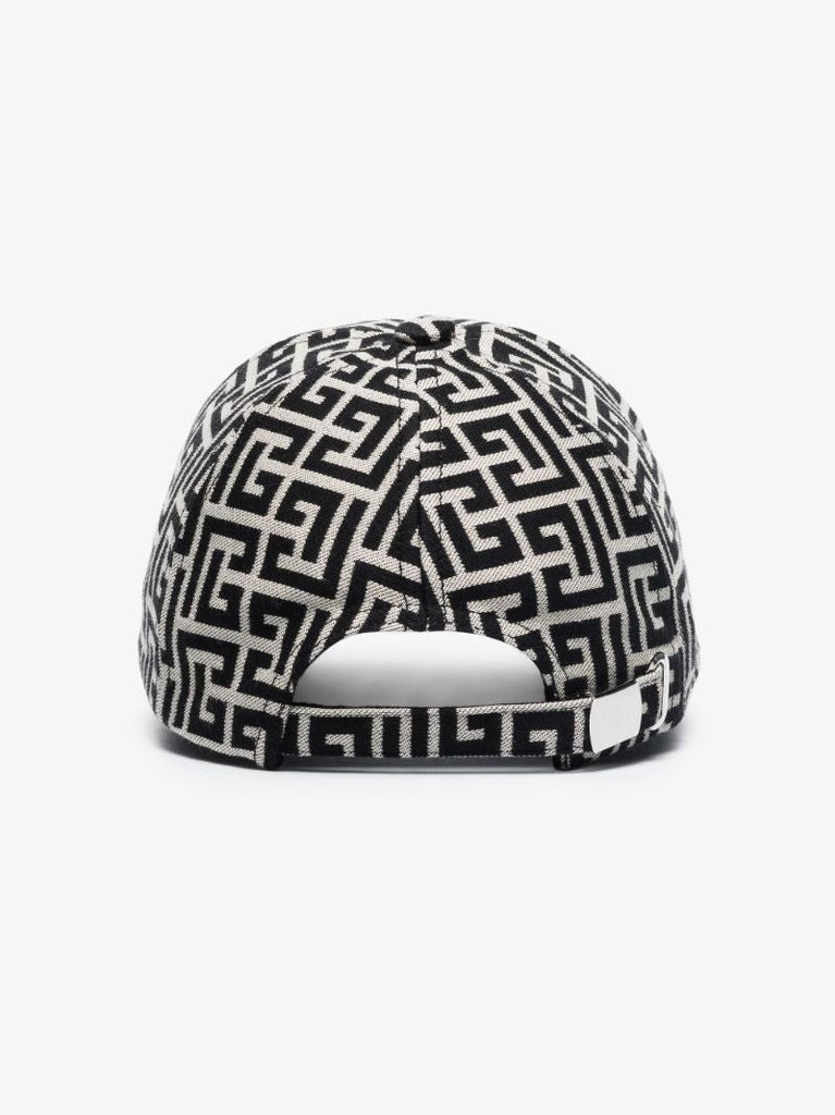Black and White Monogram Baseball Cap