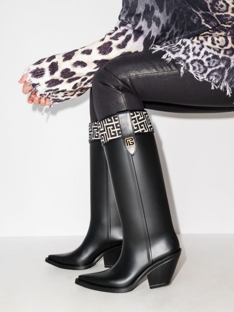 Black Tess Knee-high Boots