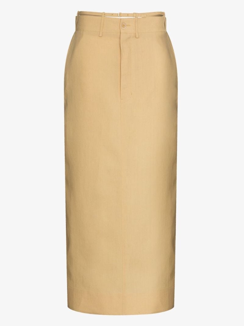 La Jupe Terraio Waist Strap Midi Skirt