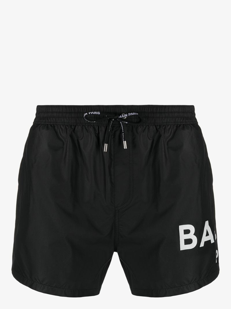 Logo Print Swim Shorts