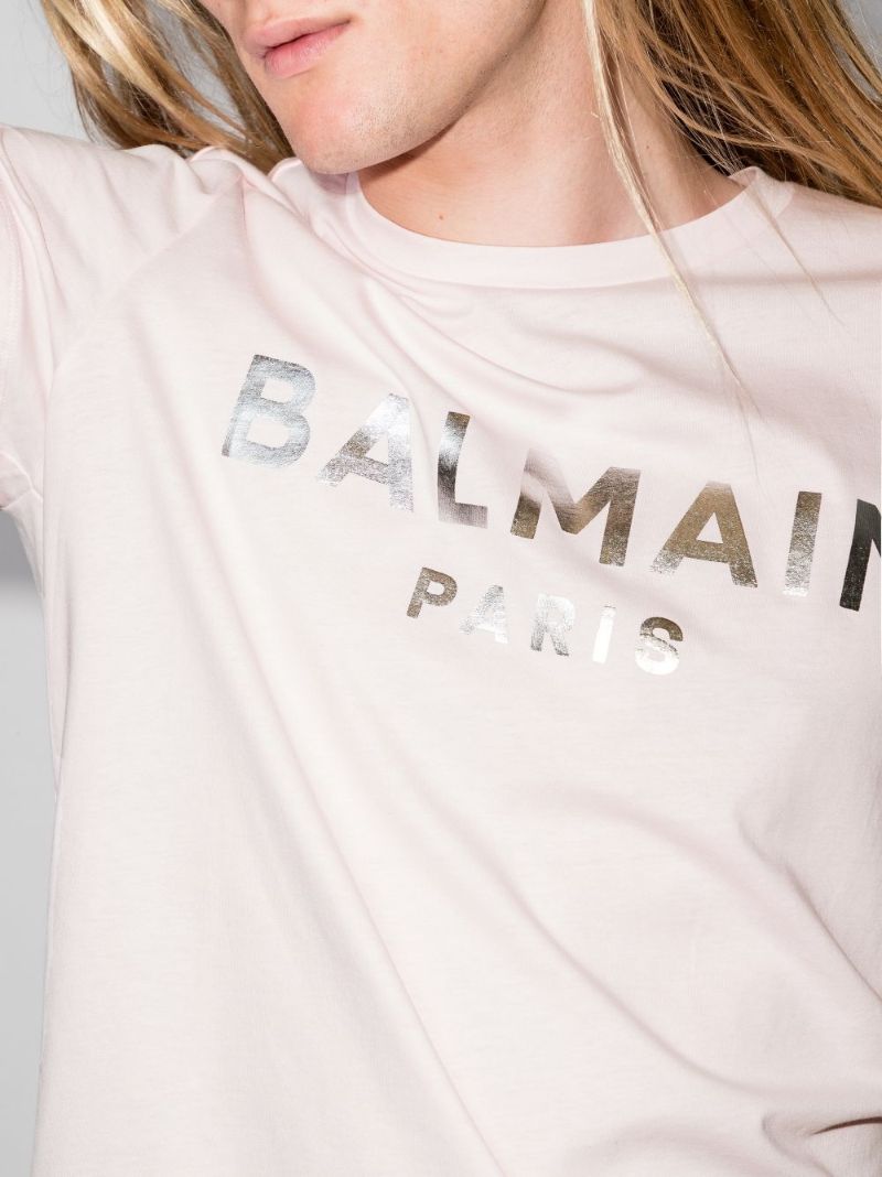 Foil Logo Cotton T-shirt