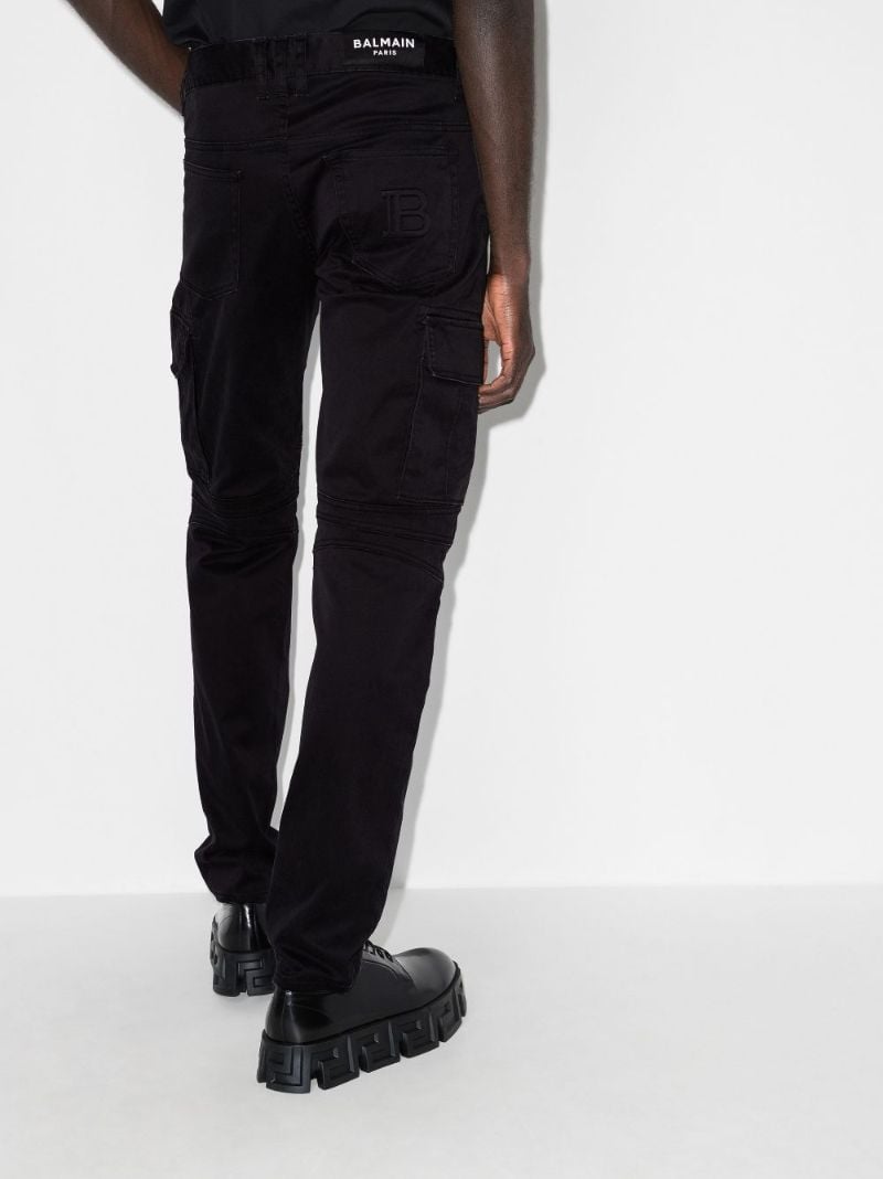Logo-embossed Cargo Trousers