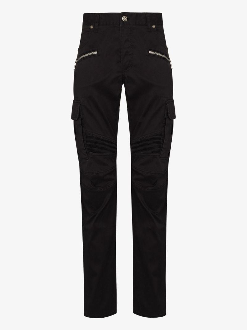 Logo-embossed Cargo Trousers