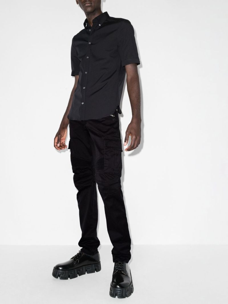 Logo-embossed Cargo Trousers