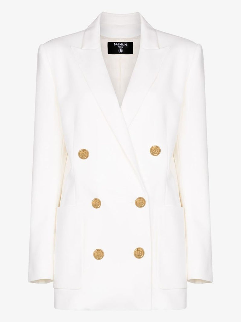 Double-breasted Wool Blazer