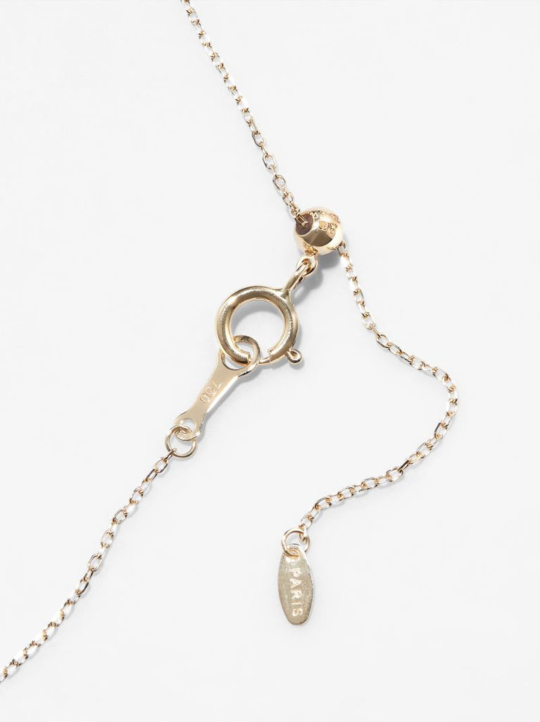 18k Yellow Gold Chakras Sapphire Necklace