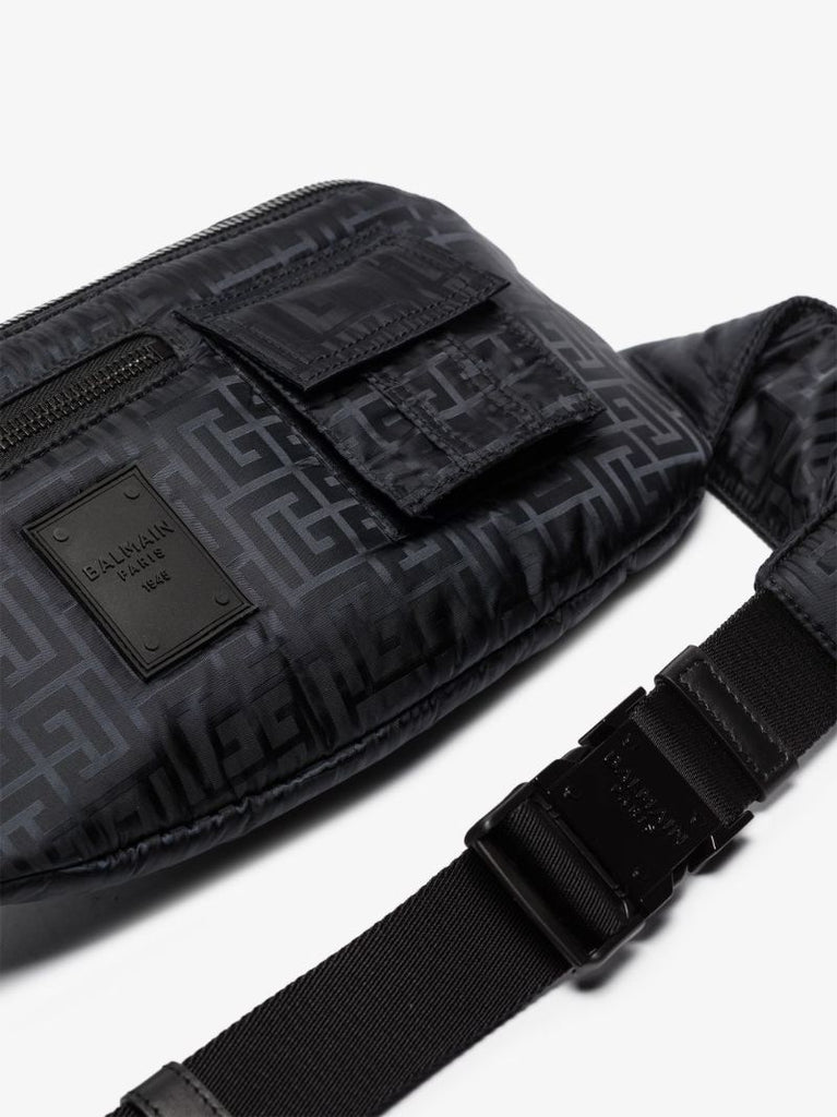 Black Tonal Monogram Cross Body Bag