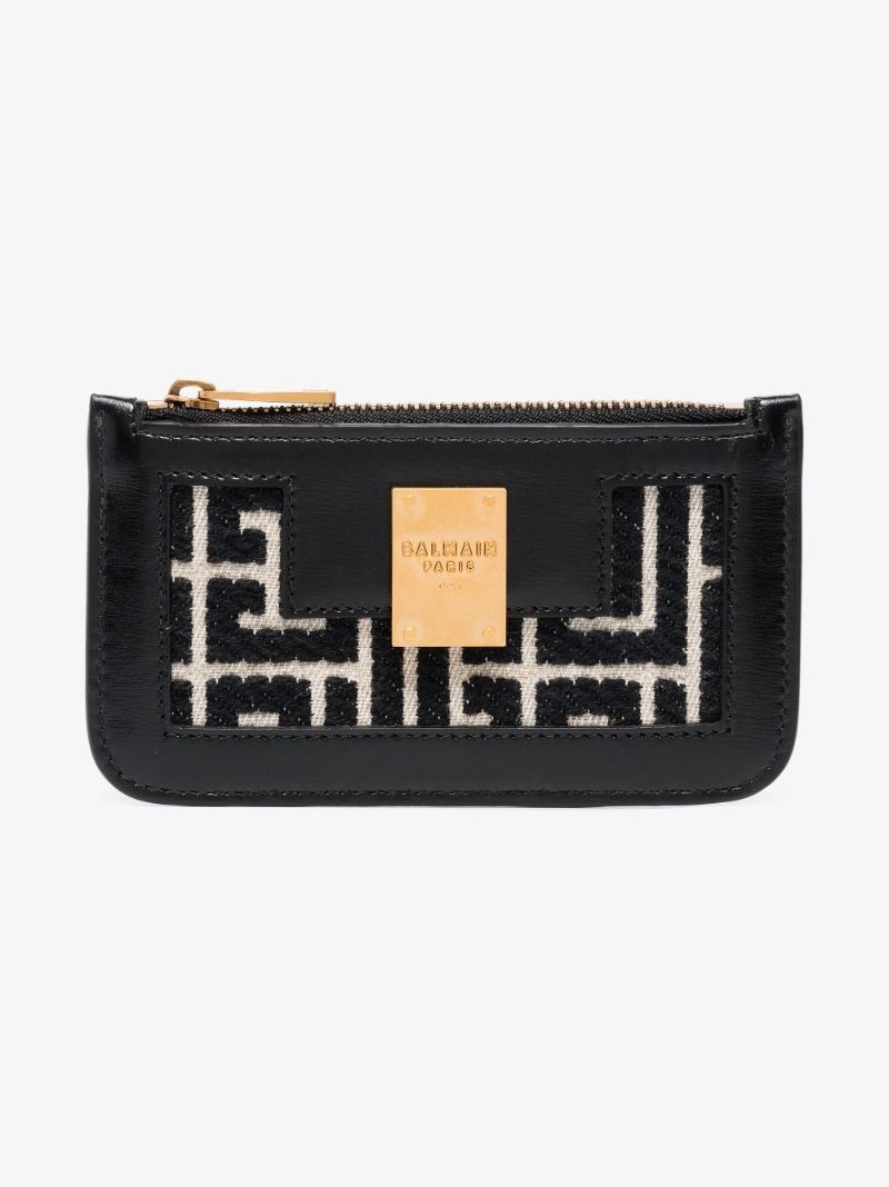 Black 1945 Monogram Jacquard Leather Wallet
