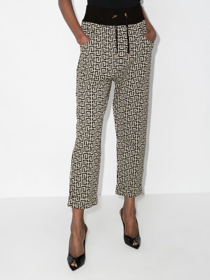 Monogram Tapered Track Pants