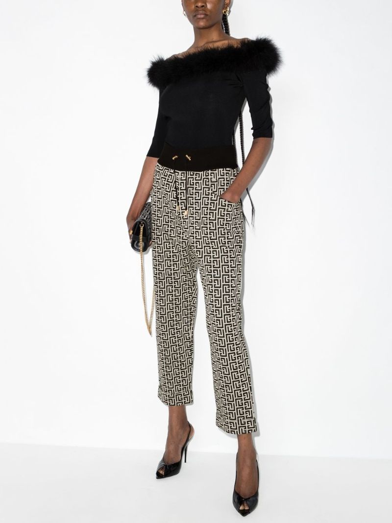 Monogram Tapered Track Pants