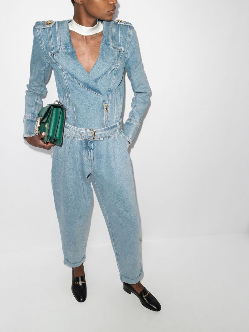 Denim Biker Jacket