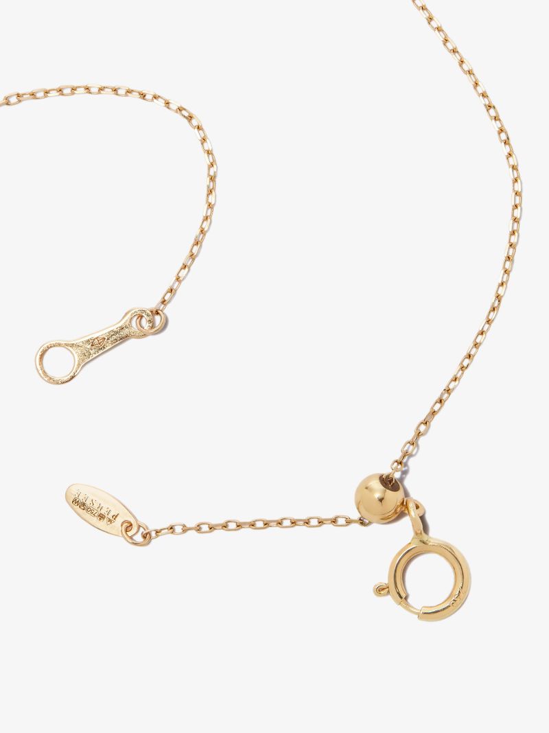 18k Yellow Gold Cross Diamond Bracelet