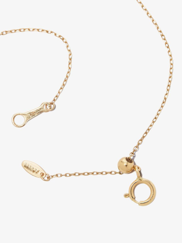 18k Yellow Gold Cross Diamond Bracelet