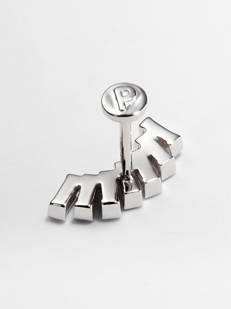 18k White Gold Diamond Earring