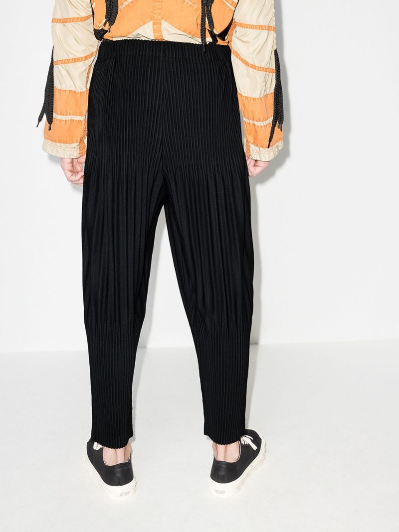 Pleats Bottoms 2 Tapered PlissÃ_x0083_Â© Trousers