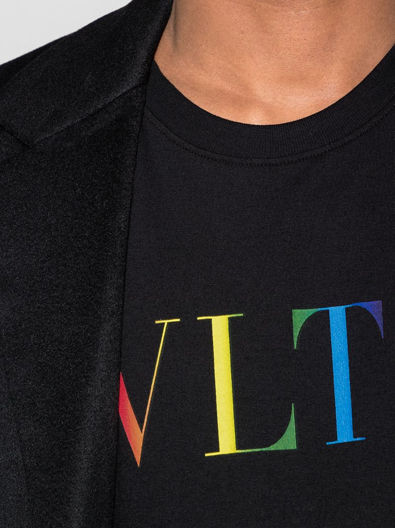 Vltn Logo Cotton T-shirt