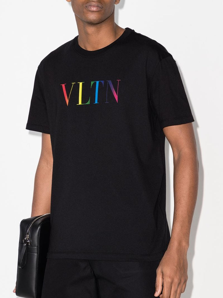 Vltn Logo Cotton T-shirt