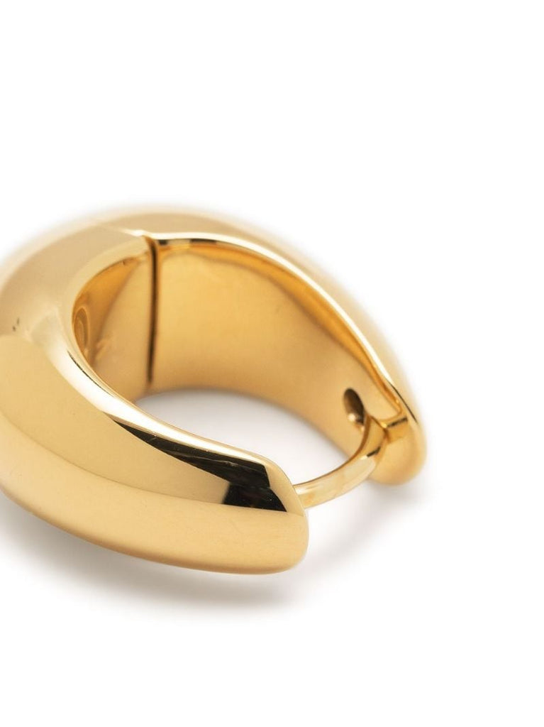Gold-plated Ice Small Hoop Earrings