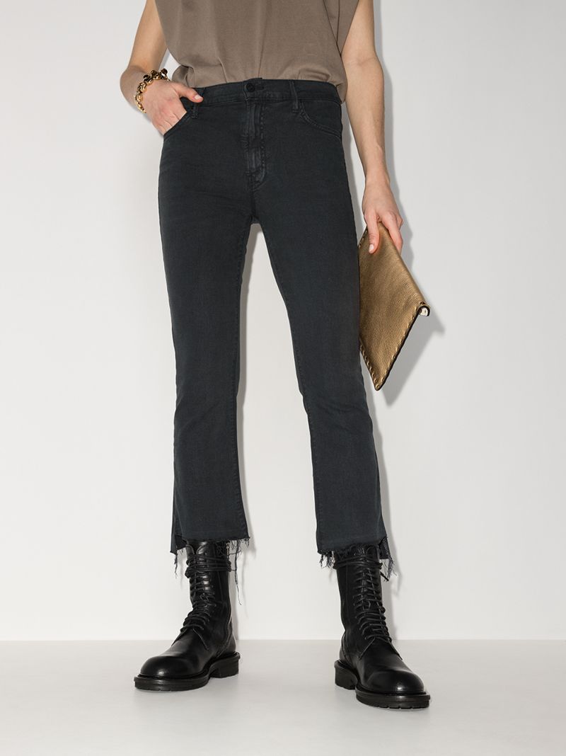 Insider Crop Step Fray Jeans