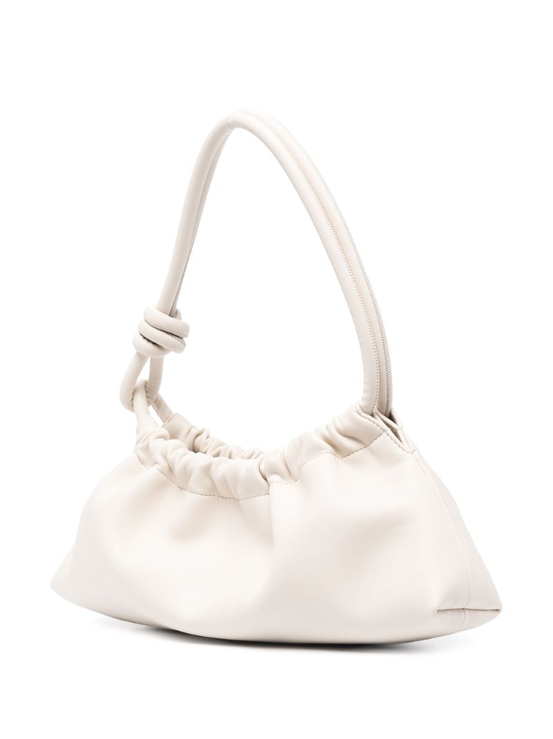 White Valerie Vegan Leather Shoulder Bag