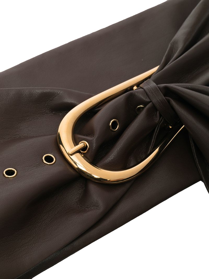 Brown Dae Vegan Leather Belt