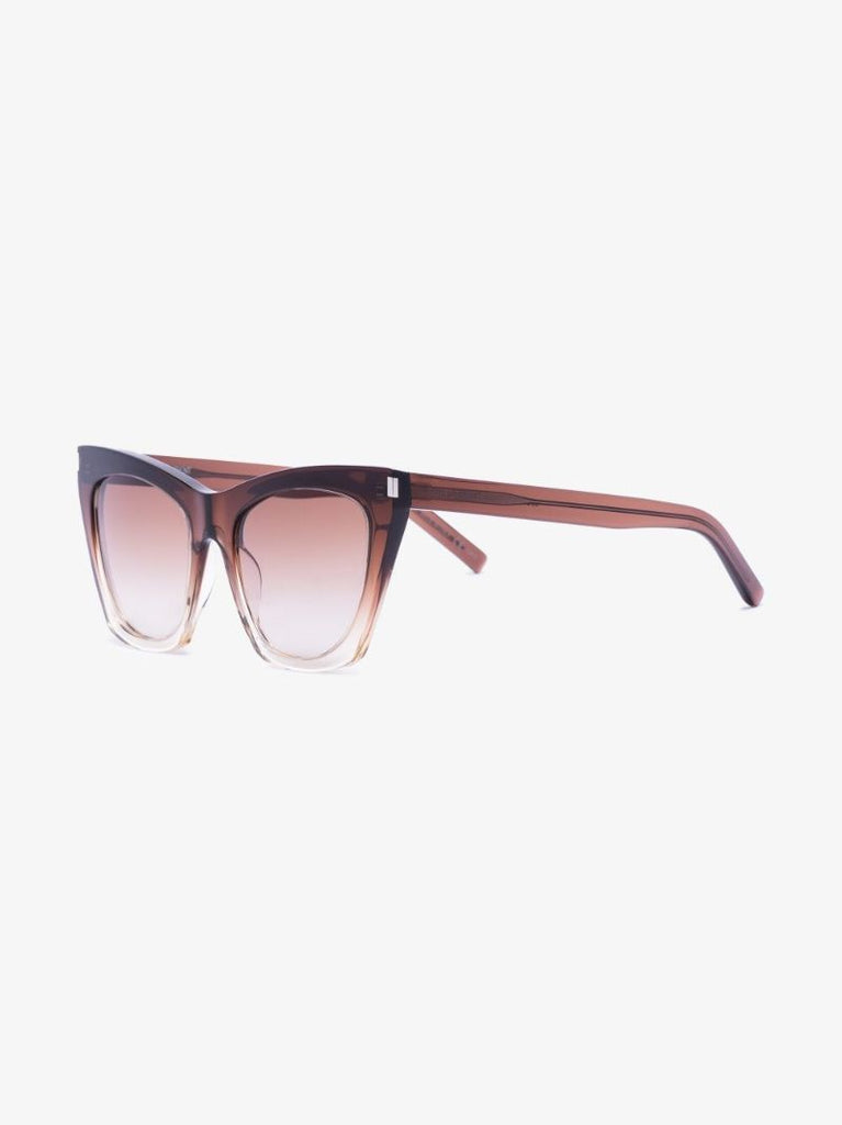 Brown Kate Oversized Cat Eye Sunglasses