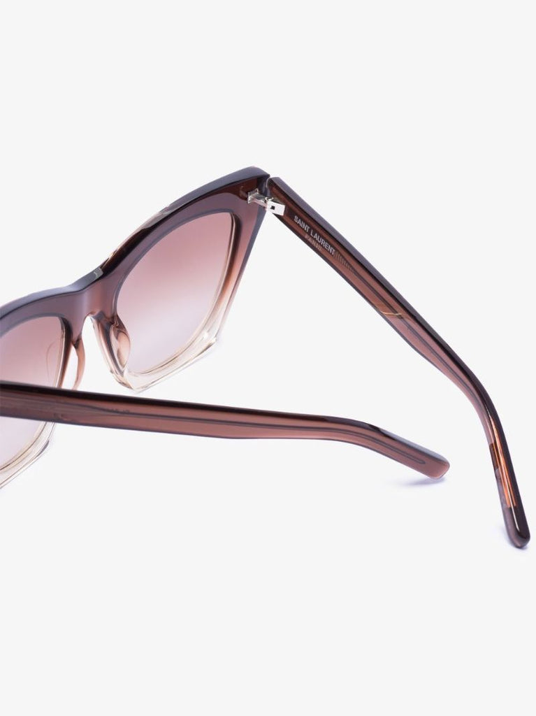 Brown Kate Oversized Cat Eye Sunglasses