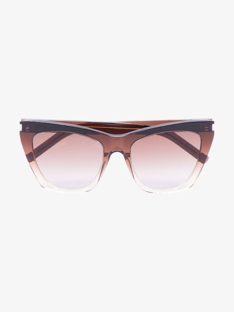 Brown Kate Oversized Cat Eye Sunglasses