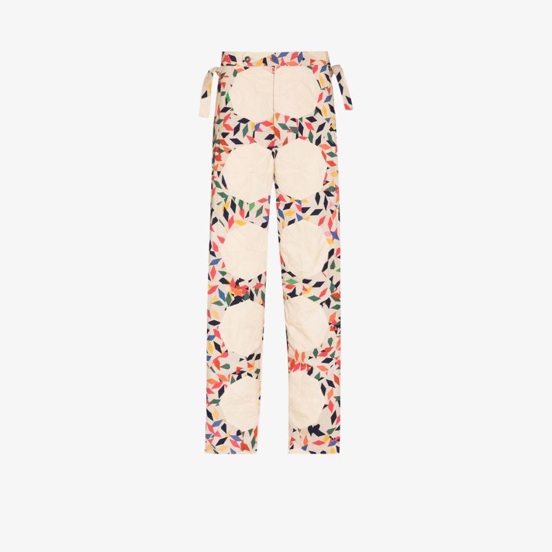 Diamond Quilted Trousers