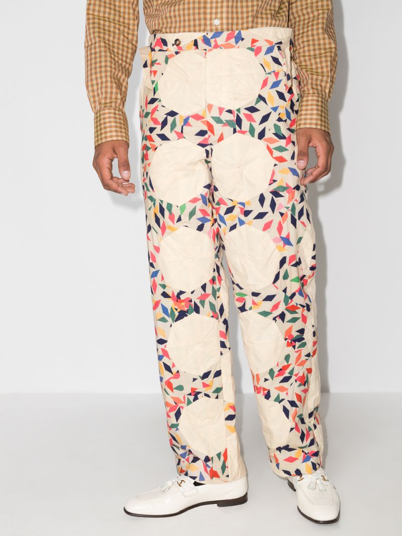 Diamond Quilted Trousers
