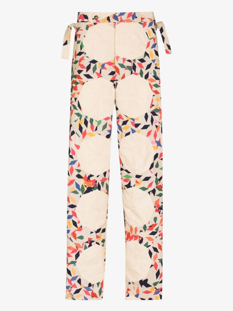 Diamond Quilted Trousers