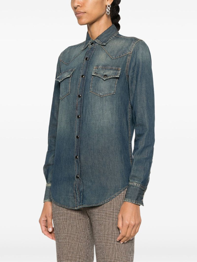 Blue Denim Shirt