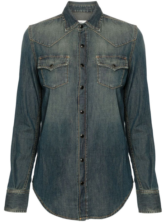 Blue Denim Shirt