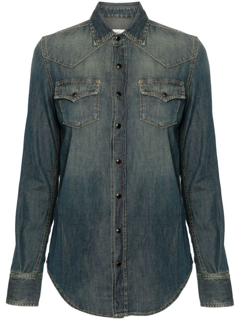 Blue Denim Shirt