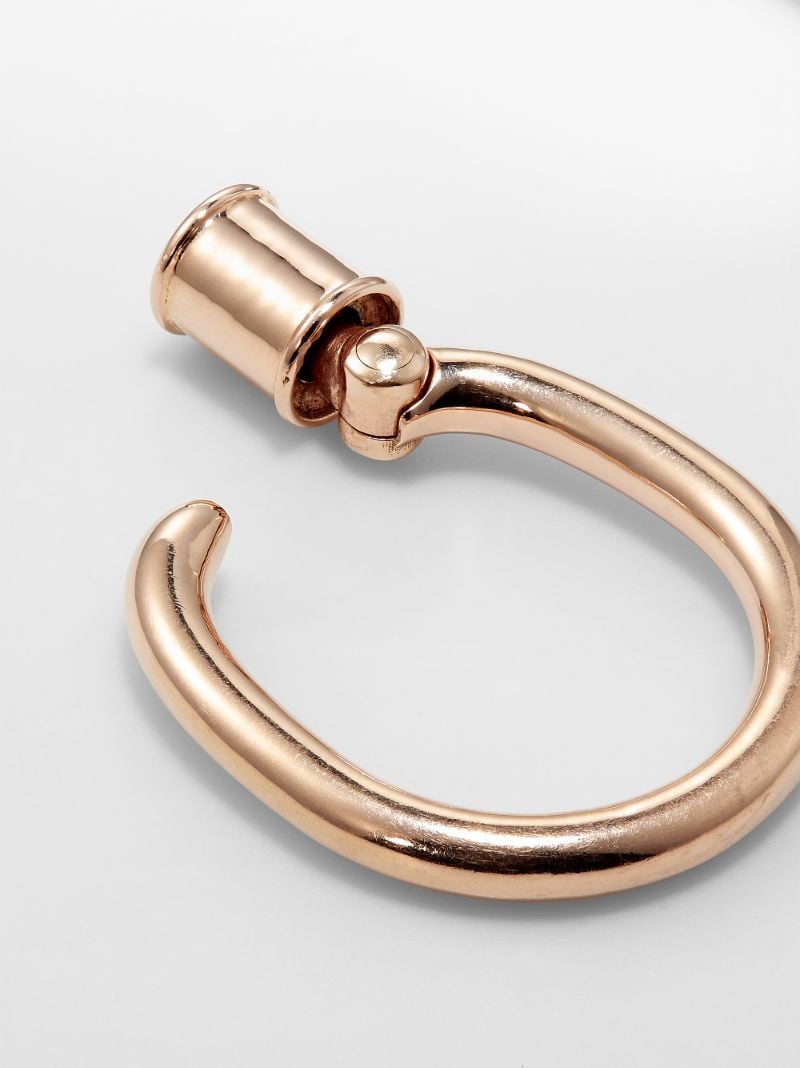 18k Rose Gold Trundle Lock Ring