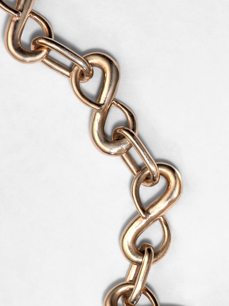 18k Brown Gold Myriad Chain 16 Inch Necklace