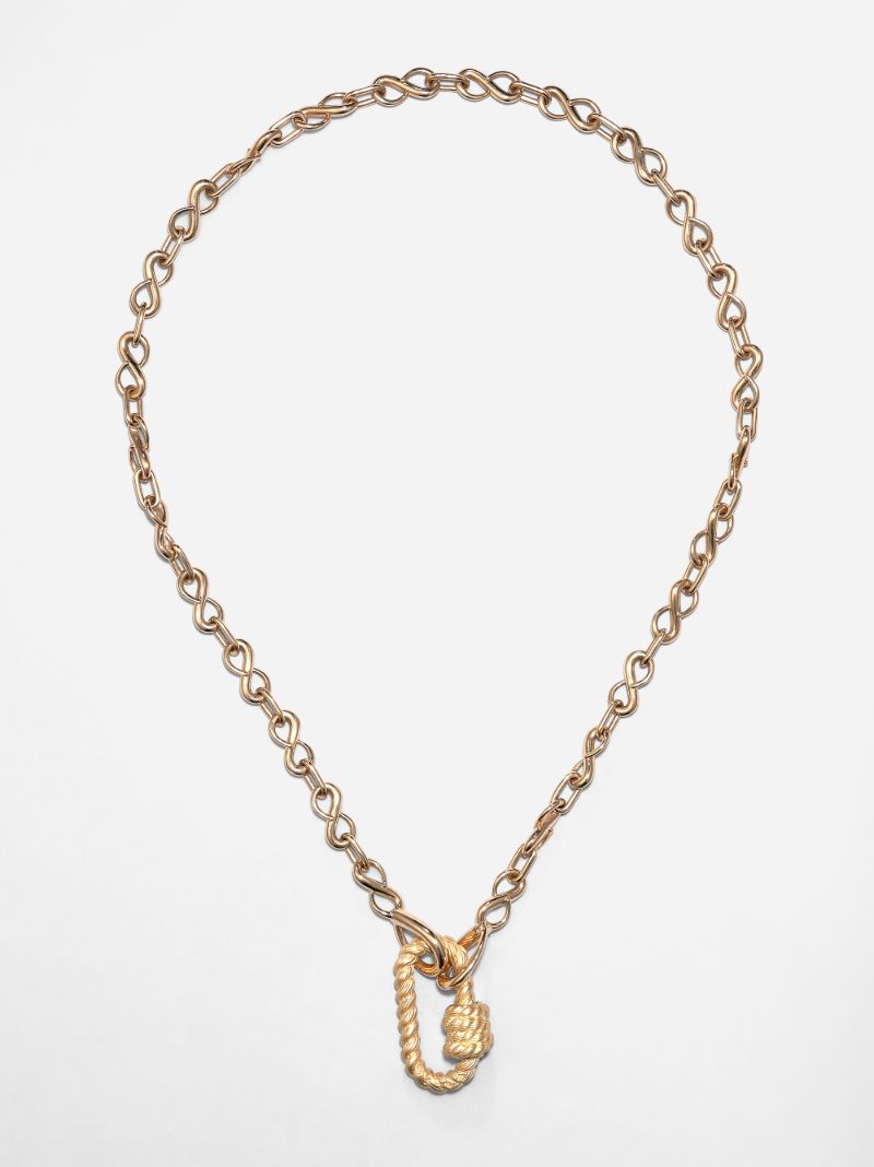 18k Brown Gold Myriad Chain 16 Inch Necklace